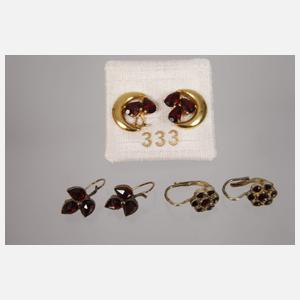 Konvolut Granatschmuck