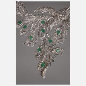 Prachtvolles Collier mit Smaragden