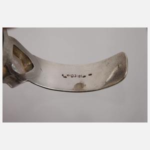 Armspange mit Steinbesatz und Perlen