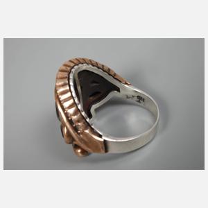 Damenring mit Steinbesatz