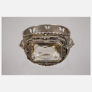 Opulenter Armreif mit Citrin