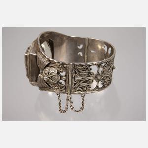 Opulenter Armreif mit Citrin