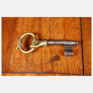 Runddeckeltruhe Biedermeier