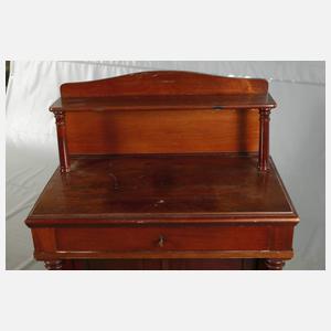 Säulenkommode mit Aufsatz