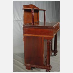 Säulenkommode mit Aufsatz