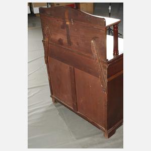 Säulenkommode mit Aufsatz