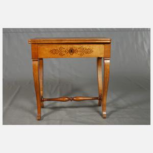 Biedermeierspieltisch