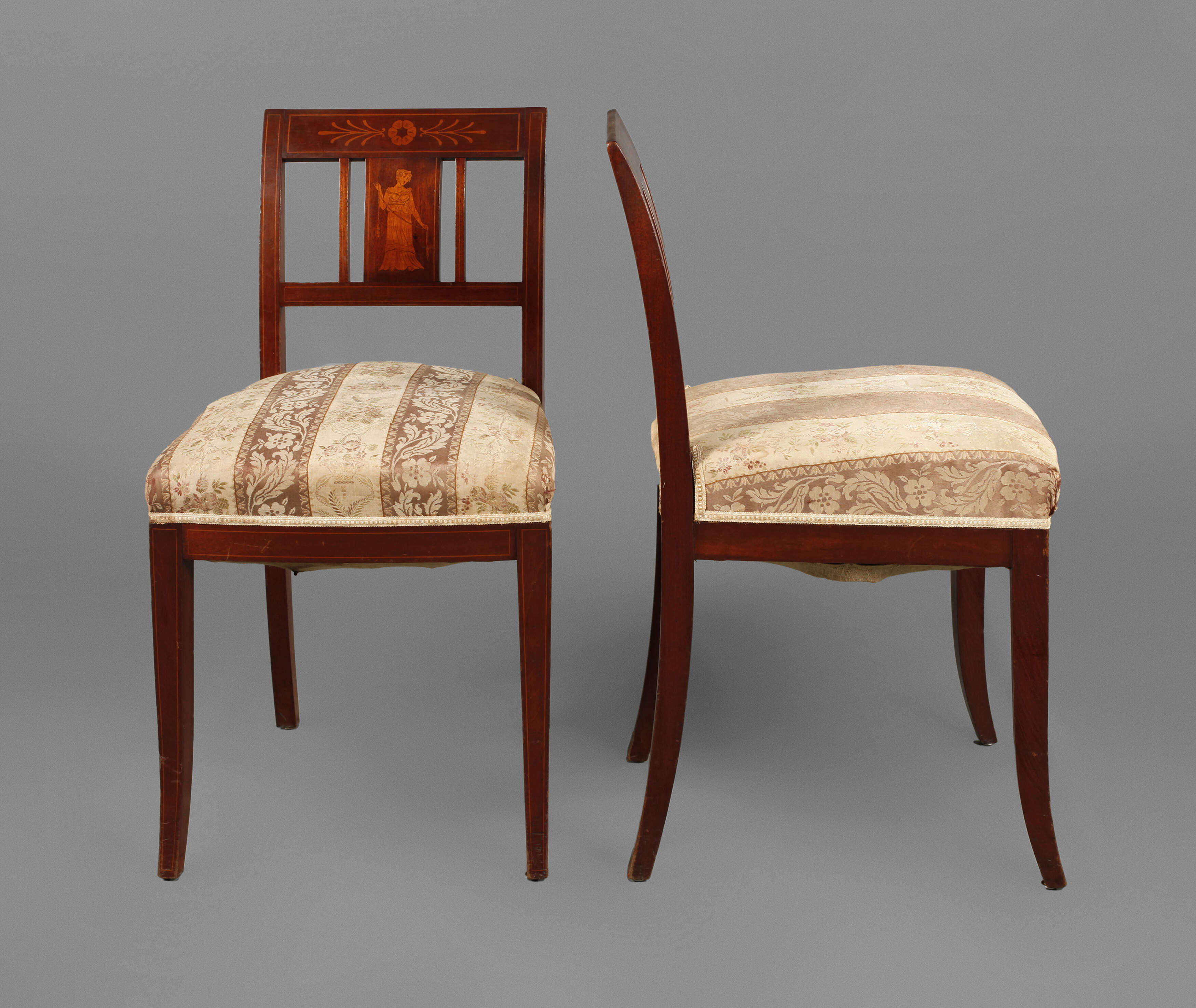 Paar Stühle Biedermeier