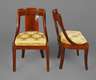 Paar Gondelstühle Biedermeier
