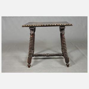 Intarsierter Beistelltisch