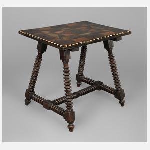 Intarsierter Beistelltisch