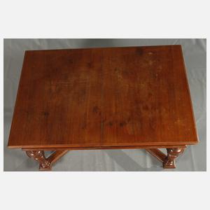 Kulissentisch und sechs Stühle