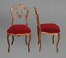 Paar Stühle Neorokoko