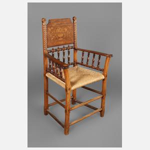 Bäuerlicher Armlehnstuhl