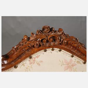 Paar Stühle Neorokoko