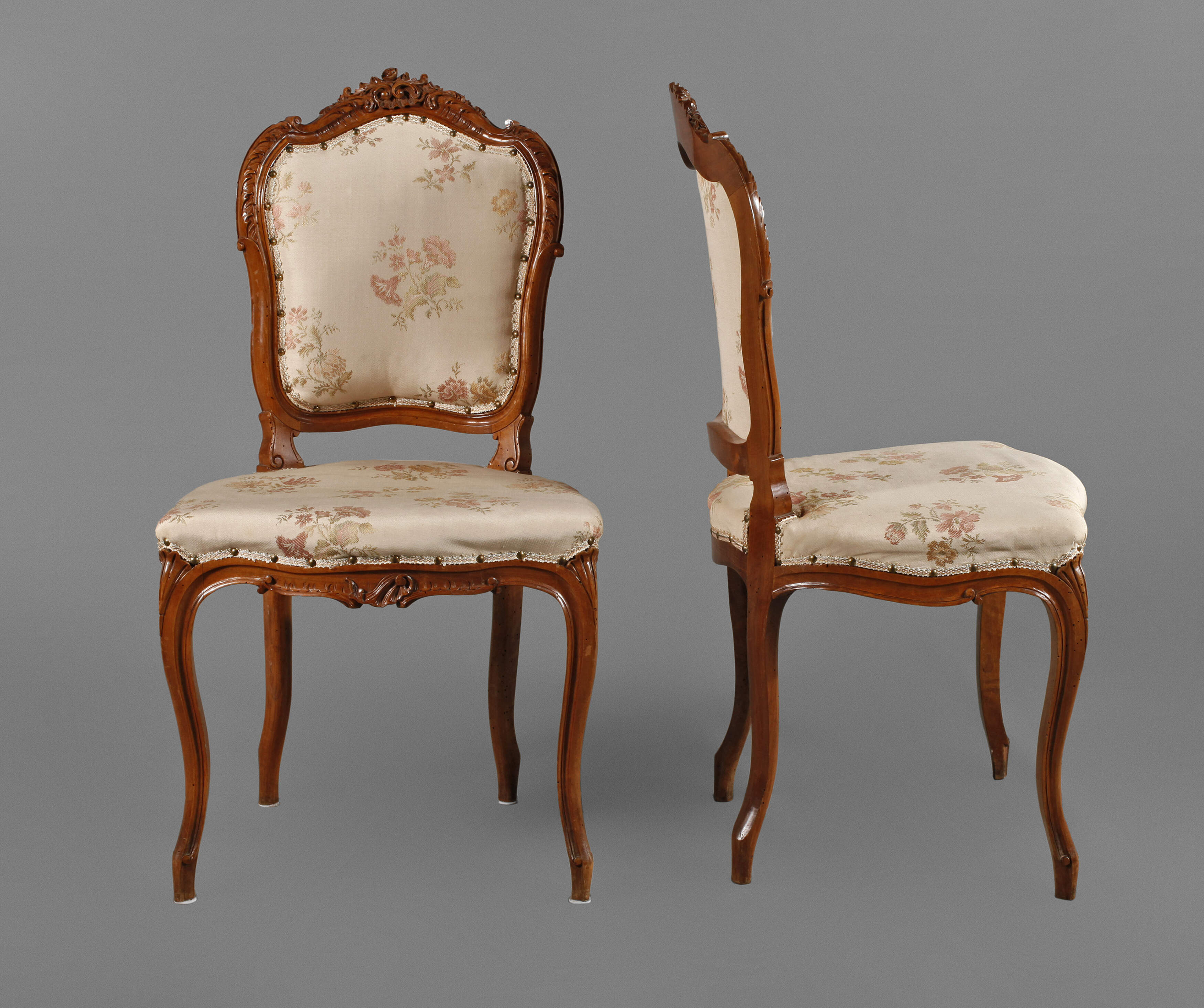 Paar Stühle Neorokoko