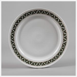 Ferdinand Selle Burgau Kuchenplatte Efeukranzdekor