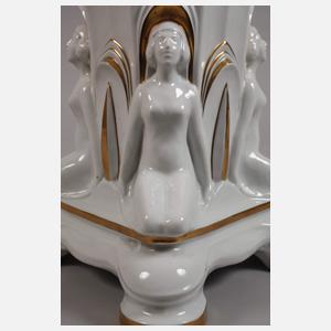 Fraureuth große Potpourri-Deckelvase