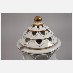 Fraureuth große Potpourri-Deckelvase