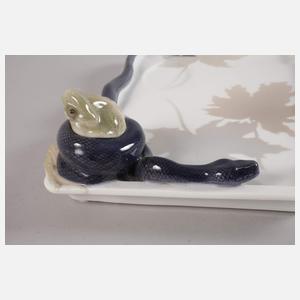 Kopenhagen Schreibgeschirr mit Würgeschlange