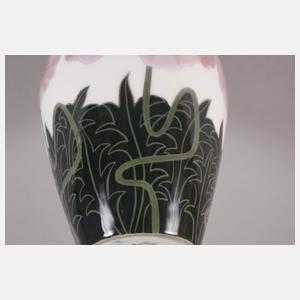 Kopenhagen Enghalsvase Mohnblumendekor