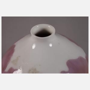 Kopenhagen Enghalsvase Mohnblumendekor