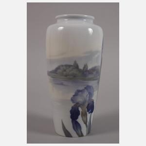 Kopenhagen Vase Schwertliliendekor