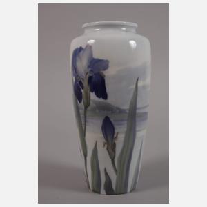 Kopenhagen Vase Schwertliliendekor
