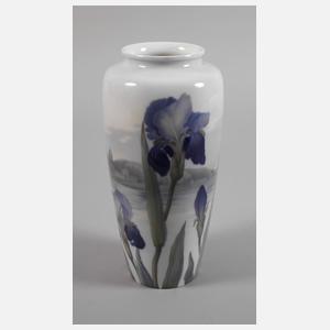 Kopenhagen Vase Schwertliliendekor