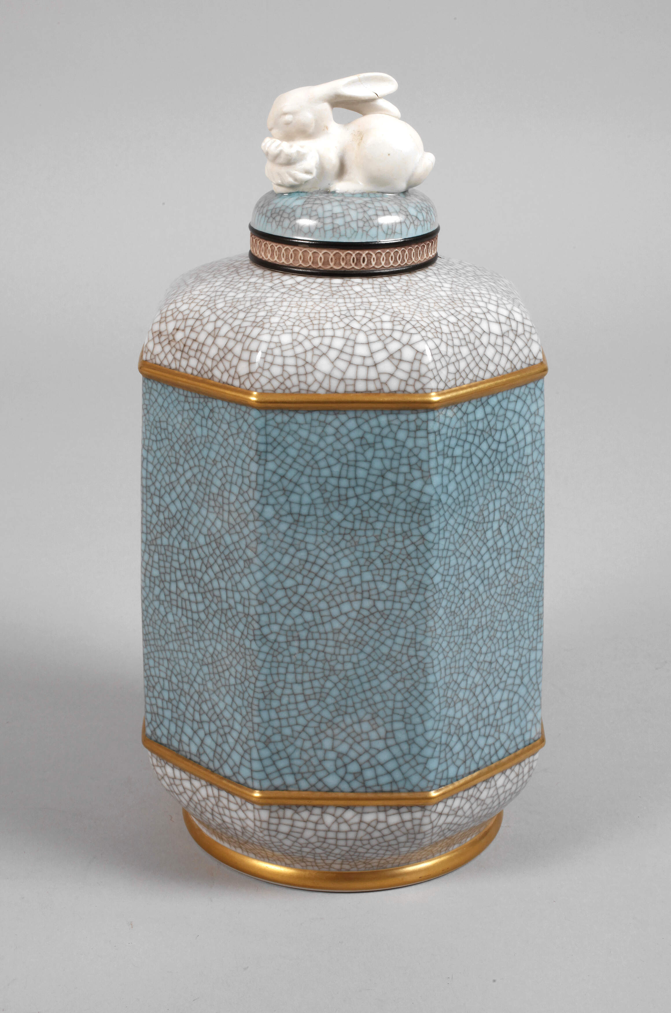 Kopenhagen Deckelurne mit Hasenknauf