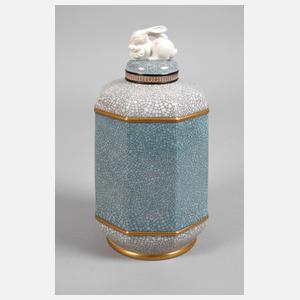 Kopenhagen Deckelurne mit Hasenknauf