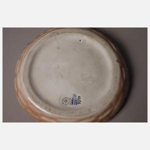 Kopenhagen zwei Zierschalen mit Krustentierrelief