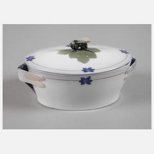 Kopenhagen Deckeldose mit Insektengriffen