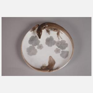 Kopenhagen Zierschale mit Eidechsenpaar