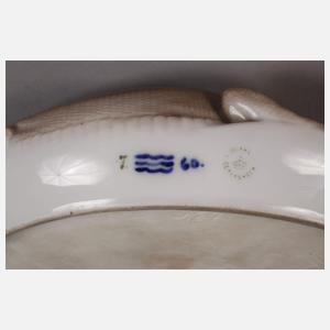 Kopenhagen Zierschale mit Eidechsenpaar