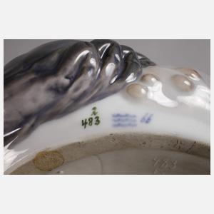 Kopenhagen Muschelschale mit Krebs