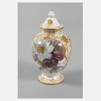 KPM Berlin kleine Deckelvase mit Weichmalerei111