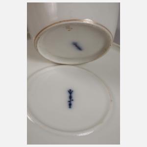 KPM Berlin Mokkatasse mit Untertasse Jugendstil