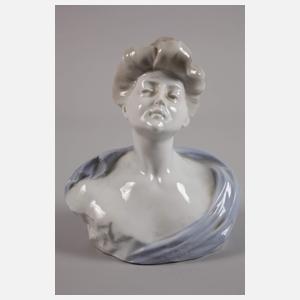 Fritz Krug Pegnitz Damenbüste Jugendstil