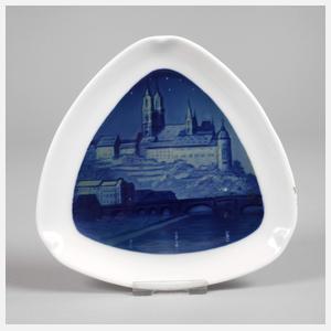 Meissen kleine Ansichtsschale Albrechtsburg