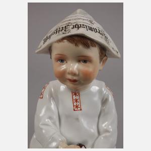 Meissen ”Kind, auf einem Holzpferd reitend”