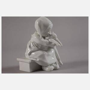 Meissen "Kind mit Katze im Arm"