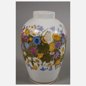 Nymphenburg Urnenvase Feldblumendekor