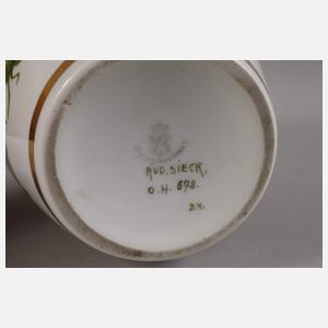 Nymphenburg ”Deckelurne mit Kapuzinerkresse”