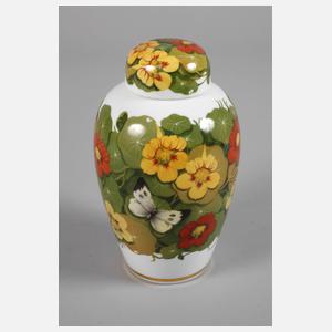 Nymphenburg ”Deckelurne mit Kapuzinerkresse”