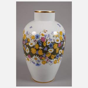 Nymphenburg ”Deckelurne Größe 6 mit Feldblumen”