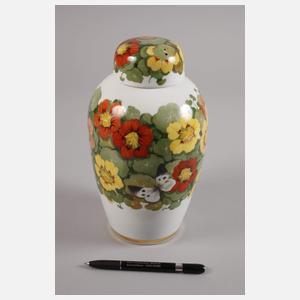 Nymphenburg ”Deckelurne mit Kapuzinerkresse”