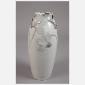 Rörstrand Schweden Reliefvase Veilchendekor