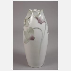 Rörstrand Schweden Reliefvase Veilchendekor