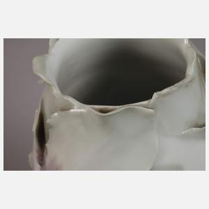 Rörstrand Schweden Reliefvase Veilchendekor